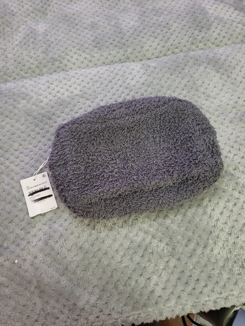 Barefoot Dreams Plush Cosmetic Pouch - Gray